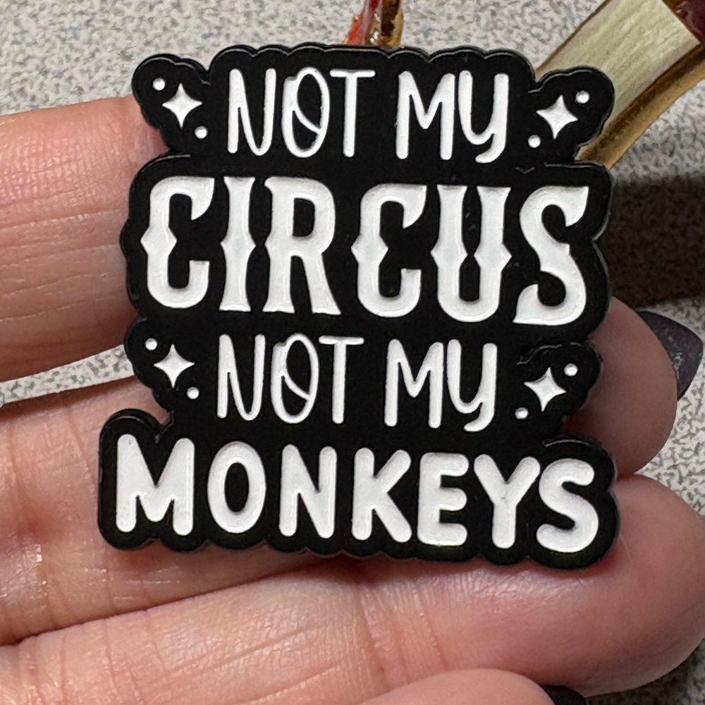 Funny rude lapel pin -enamel NWOT